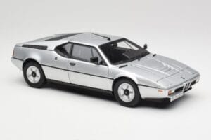 BMW M1 Srebrna Metalik Norev 1:18 183226 Kovina – slika 6 od 8