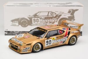 BMW M1 #90 Warsteiner C. Pallavicini / L. von Bayern 24 Hours of Le Mans 1983 Minichamps 1:18 180832990 Kovina – slika 8 od 8