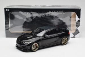 BMW M2 CS F87 Črn Metalik Z Zlatimi Platišči Minichamps 1:18 155021021 Kovina – slika 6 od 6