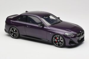 BMW M240i G42 Thundernight Metallic GT Spirit 1:18 GT504 Smola – slika 4 od 6