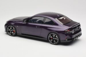 BMW M240i G42 Thundernight Metallic GT Spirit 1:18 GT504 Smola – slika 5 od 6