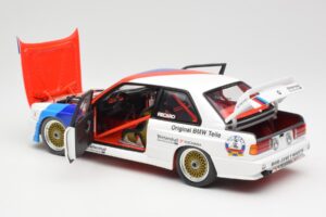 BMW M3 E30 #46 R. Ravaglia / E. Pirro WTCC Calder Park 1987 Minichamps 1:18 180872046-O Kovina – slika 5 od 8