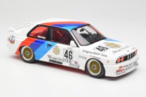 BMW M3 E30 #46 R. Ravaglia / E. Pirro WTCC Calder Park 1987 Minichamps 1:18 180872046-O Kovina – slika 6 od 8