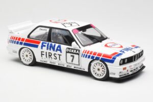 BMW M3 E30 #7 Fina J. Cecotto DTM 1992 AUTOart 1:18 89246 Kovina – slika 5 od 7
