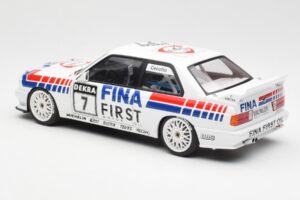 BMW M3 E30 #7 Fina J. Cecotto DTM 1992 AUTOart 1:18 89246 Kovina – slika 6 od 7
