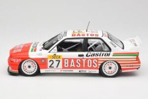BMW M3 E30 #27 Bigazzi Team S. Soper / A. Hahne 4th Place 24 Hours of Spa 1990 Minichamps 1:18 155902027 Kovina – slika 3 od 6