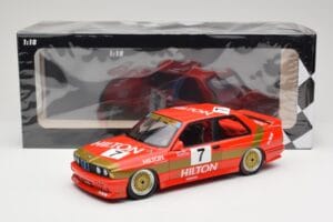 BMW M3 E30 #7 D. Quester 2nd Place Guia Race Macau 1987 Minichamps 1:18 155872007 Kovina – slika 6 od 6