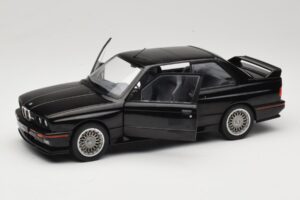 BMW M3 E30 Sport Evo Črn Solido 1:18 S1801501 Kovina – slika 2 od 8