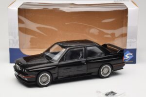 BMW M3 E30 Sport Evo Črn Solido 1:18 S1801501 Kovina – slika 8 od 8