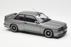 BMW M3 E30 Sport Evolution Cecotto Siv AUTOart 1:18 70567 Kovina – slika 6 od 8