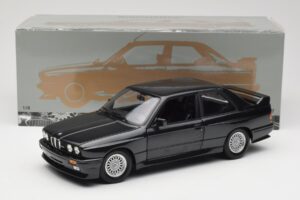 BMW M3 E30 Black Metallic Minichamps 1:18 180020306 Kovina – slika 8 od 8