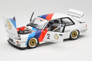 BMW M3 E30 Warsteiner #2 E. van de Poele DTM Champion 1987 Minichamps 1:18 80430396026-O1 Kovina – slika 2 od 9
