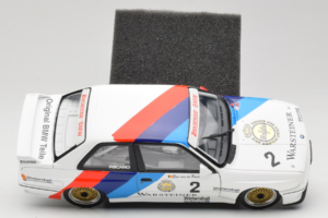 BMW M3 E30 Warsteiner #2 E. van de Poele DTM Champion 1987 Minichamps 1:18 80430396026-O1 Kovina – slika 8 od 9