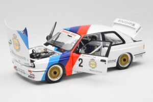 BMW M3 E30 #2 Warsteiner E. van de Poele DTM Champion 1987 Minichamps 1:18 80430396026-O Kovina – slika 2 od 8