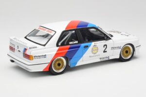 BMW M3 E30 #2 Warsteiner E. van de Poele DTM Champion 1987 Minichamps 1:18 80430396026-O Kovina – slika 3 od 8
