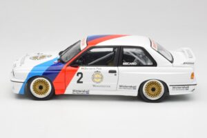 BMW M3 E30 #2 Warsteiner E. van de Poele DTM Champion 1987 Minichamps 1:18 80430396026-O Kovina – slika 4 od 8