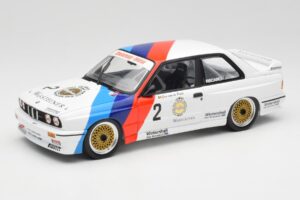 BMW M3 E30 #2 Warsteiner E. van de Poele DTM Champion 1987 Minichamps 1:18 80430396026-O Kovina