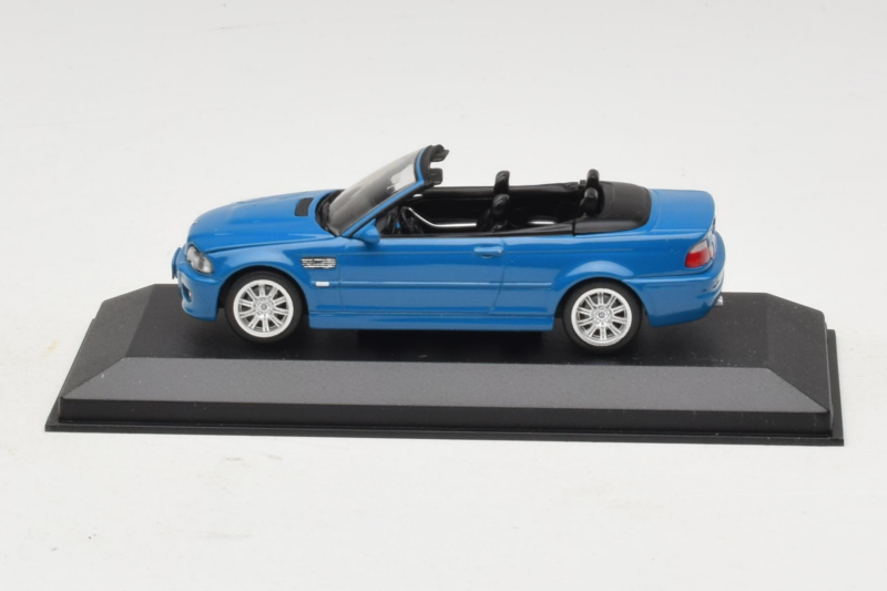 BMW M3 E46 Kabriolet Modra Minichamps 1:43 BMW015 Kovina
