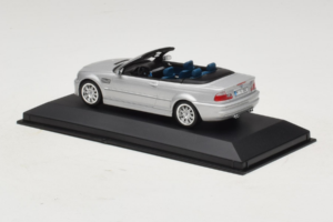 BMW M3 E46 Kabriolet Srebrna Minichamps 1:43 80420024430-R1 Kovina – slika 3 od 5