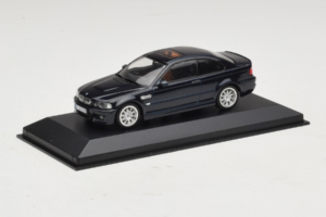 BMW M3 E46 Temno Moder Minichamps 1:43 80420009763-R1 Kovina – slika 2 od 4