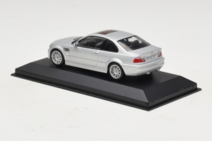 BMW M3 E46 Srebrna Minichamps 1:43 BMW013 Kovina – slika 3 od 4