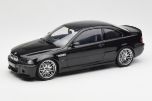 BMW M3 E46 CSL Črn Kyosho 1:18 80430302736 Kovina