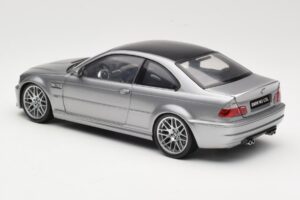 BMW M3 E46 CSL Srebrna Kyosho 1:18 08506S Kovina – slika 7 od 8
