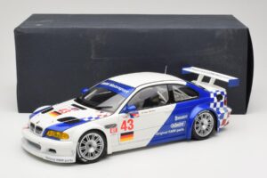 BMW M3 E46 GTR #24 D. Muller / J. Muller / H.-J. Stuck ALMS 2001 Minichamps 1:18 80430139184 Kovina – slika 8 od 8
