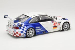 BMW M3 E46 GTR #42 J. Muller / J.J. Lehto ALMS 2001 Minichamps 1:18 80430139183 Kovina – slika 3 od 8