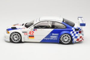 BMW M3 E46 GTR #42 J. Muller / J.J. Lehto ALMS 2001 Minichamps 1:18 80430139183 Kovina – slika 4 od 8