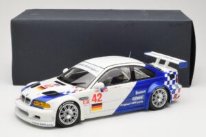 BMW M3 E46 GTR #42 J. Muller / J.J. Lehto ALMS 2001 Minichamps 1:18 80430139183 Kovina – slika 8 od 8