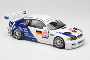 BMW M3 E46 GTR #42 J. Muller / J-J. Lehto ALMS 2001 Minichamps 1:18 80430139183-R1 Kovina – slika 6 od 8
