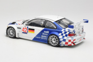BMW M3 E46 GTR #42 J. Muller / J-J. Lehto ALMS 2001 Minichamps 1:18 80430139183-R1 Kovina – slika 7 od 8