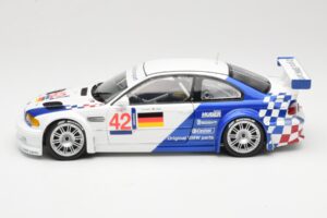 BMW M3 E46 GTR #42 J. Lehto / J. Muller ELMS 2001 Minichamps 1:18 100012192 Kovina – slika 4 od 8