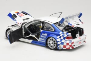 BMW M3 E46 GTR #42 J. Lehto / J. Muller ELMS 2001 Minichamps 1:18 100012192 Kovina – slika 5 od 8