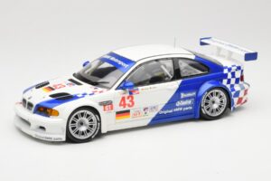 BMW M3 E46 GTR #43 D. Muller ALMS 2001 Minichamps 1:18 100012143 Kovina