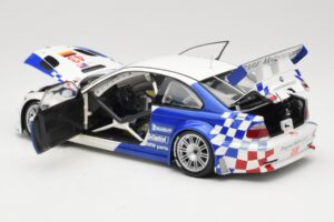 BMW M3 E46 GTR #43 D. Muller ALMS 2001 Minichamps 1:18 100012143 Kovina – slika 5 od 8