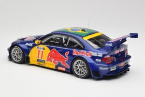 BMW M3 E46 GTR #11 Red Bull Interlagos 2005 AUTOart 1:18 80645 Kovina – slika 5 od 6