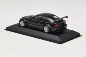 BMW M3 E46 GTR Street Črna Minichamps 1:43 BMW020 Kovina – slika 3 od 5