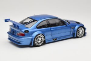 BMW M3 E46 GTR Street Modra Minichamps 1:18 80430302540 Kovina – slika 3 od 8