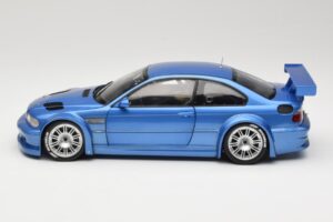 BMW M3 E46 GTR Street Modra Minichamps 1:18 80430302540 Kovina – slika 4 od 8