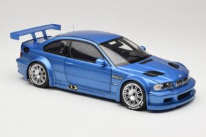 BMW M3 E46 GTR Street Modra Minichamps 1:18 80430302540 Kovina – slika 6 od 8