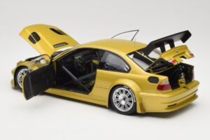 BMW M3 E46 GTR Street Phoenix Yellow Minichamps 1:18 80430309444 Kovina – slika 5 od 8