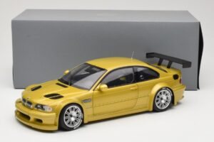 BMW M3 E46 GTR Street Phoenix Yellow Minichamps 1:18 80430309444 Kovina – slika 8 od 8