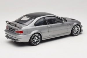 BMW M3 E46 GTR Street Srebrno Siv Kyosho 1:18 08507S Kovina – slika 3 od 8