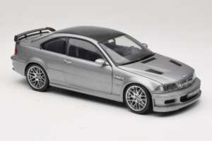 BMW M3 E46 GTR Street Srebrno Siv Kyosho 1:18 08507S Kovina – slika 6 od 8