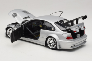 BMW M3 E46 GTR Street Srebrna Minichamps 1:18 100012100 Kovina – slika 5 od 8