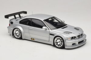 BMW M3 E46 GTR Street Srebrna Minichamps 1:18 100012100 Kovina – slika 6 od 8