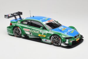 BMW M3 E92 #7 A. Farfus BMW Team RBM DTM 2013 Minichamps 1:18 100132207 Kovina – slika 6 od 8