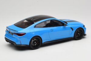 BMW M4 CS G82 Riviera Blue GT Spirit 1:18 GT511 Smola – slika 2 od 6
